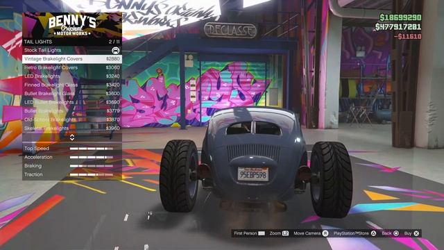 PS 5: GTA Online Customize the [Evil Weevil] at Benny's Motor Works & LS Car Meet [HD]