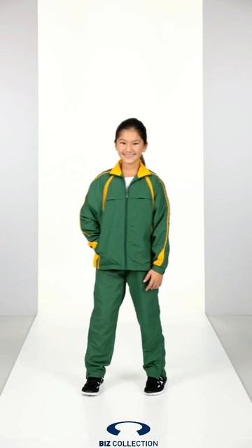 J8814B Kids Splice Track Top forest