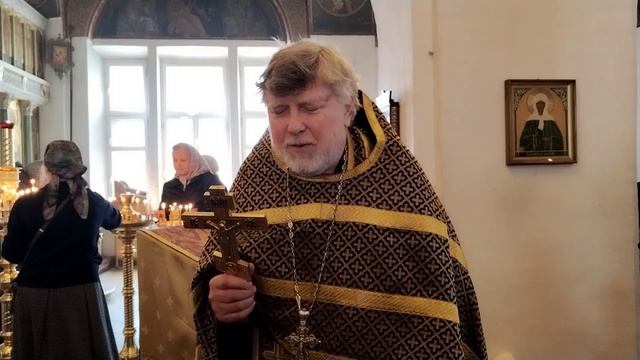 29.03.2025 Проповедь о. Валентина после Молебна святому Уару