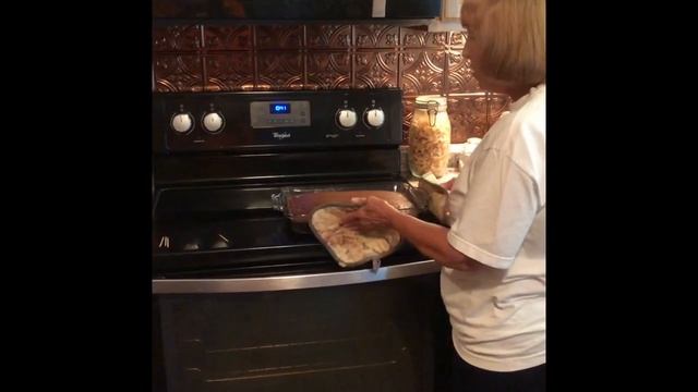 Watch this adorable preschool girl bake a cake from scratch!