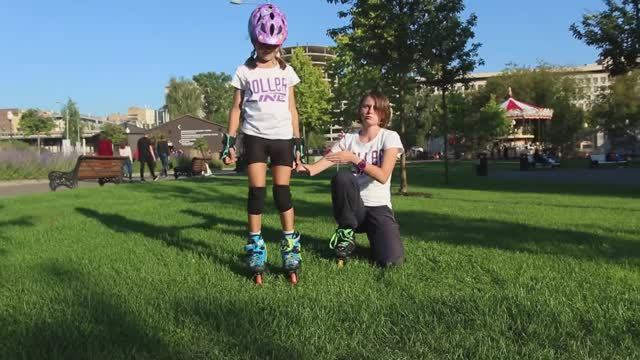 RollerLine_Ребенок на роликах_Учим держать равновесие