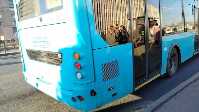 Автобус 114 маршрут ЛиАЗ 5292.67 7439 и Автобус 11 маршрут Волгабас 5270.G0 7132 Гамбургская Площадь