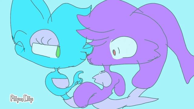Bonnie x toy Bonnie and sonic x sonica (my art)