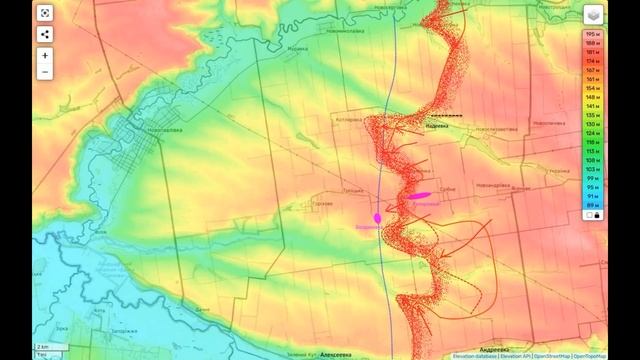 Междуречье рек Солёная и Волчья на 29 марта