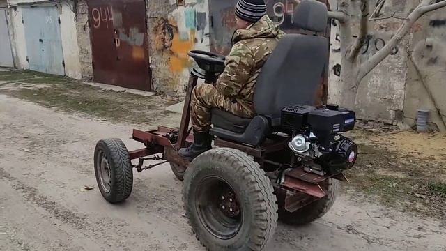 Минитрактор Т16 первый выезд