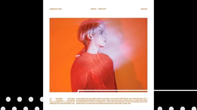 JONGHYUN (종현) (SHINee) FULL ALBUM ''Poet | Artist'' LINK DOWNLOAD/ DESCARGAR