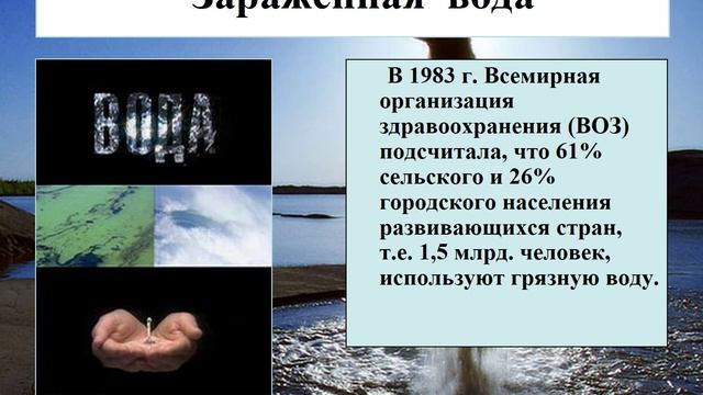 Загрязнение воды