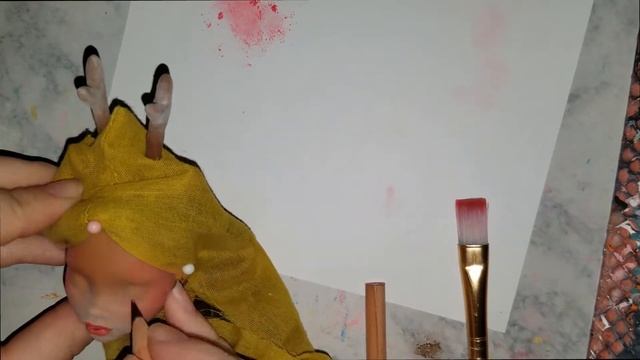 🦌 Reindeer Princess Christmas Doll Repaint 2020 🎅 🎁