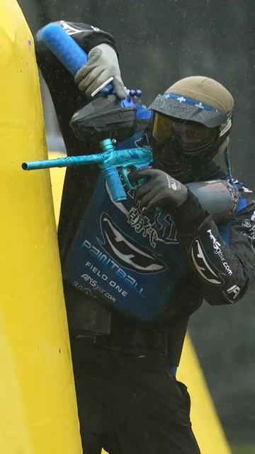 Rain + slo-mo #shorts #paintball