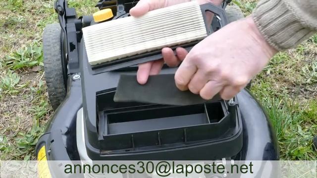 Tondeuse MTD incomplète ou fabuleux moteur KAWASAKI professionnel 6 cv