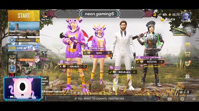 PUBG MOBILE LIVE |NEON GAMING