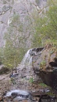 Водопад Чечкыш (Че-Чкыш) на Алтае