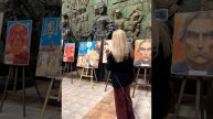 Анна Сушкова-Назарова провела экскурсию по выставке Фёдора Кузьмича Сушкова в Академии художеств/РАХ