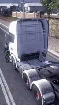Euro Truck Simulator 2 mod Autostop unpredictable pedestrians MODS
