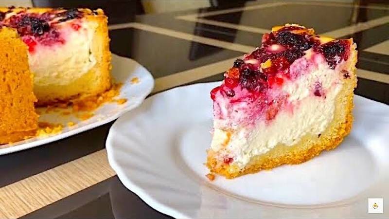 ИЗУМИТЕЛЬНЫЙ ПИРОГ с ТВОРОГОМ и ЯГОДАМИ, который сведет вас с ума! Обязательно попробуйте