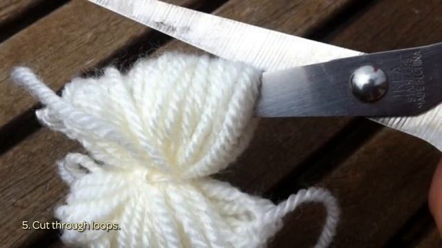How To Make Cute Yarn Pom - DIY Poms Tutorial - Crafts