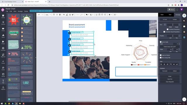 Create Leadership Training Leaflet with Radar Chart