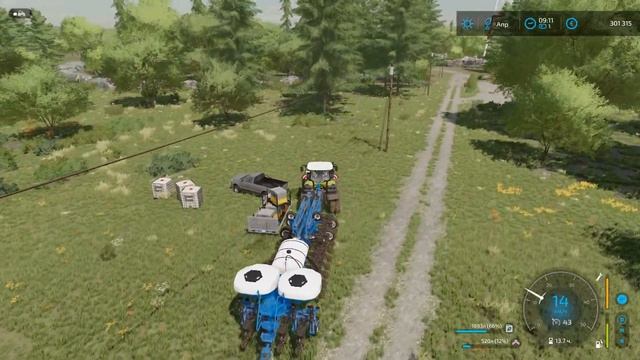 Farming Simulator 22 The Western Wilds #10  убираем канолу, сеем хлопок