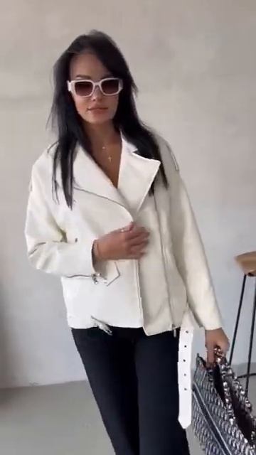 Белая косуха🔥