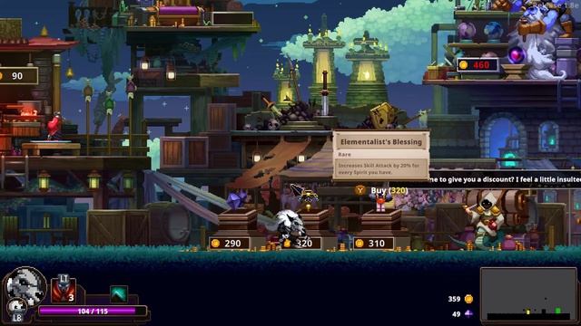 Skul The Hero Slayer - Gameplay #2 - Fighting the First Boss, but i lose -
