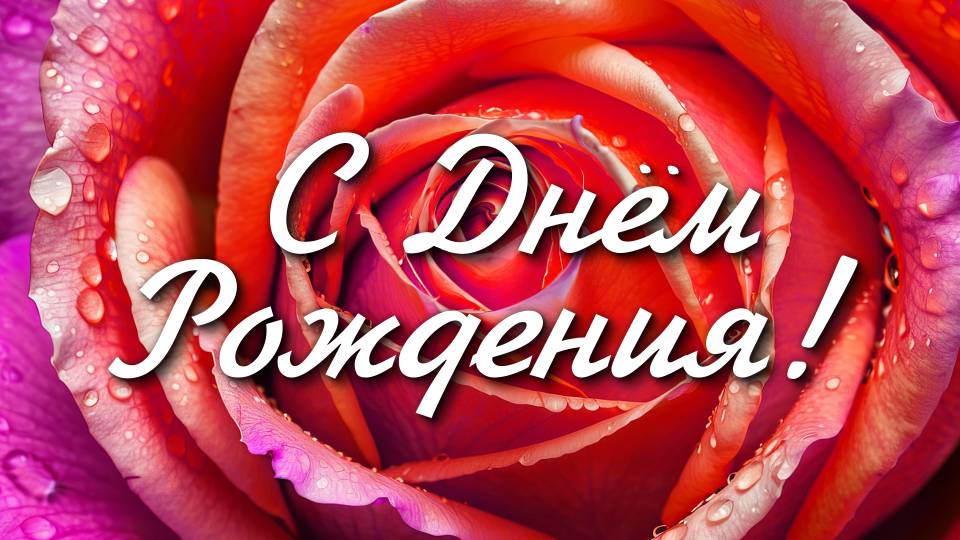 Шикарное, красивейшее поздравление с Днём Рождения!