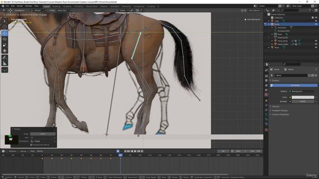 77. 77-Animating Our Horse Part2 - Timelapse