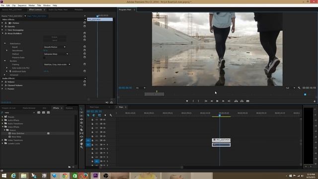 Adobe Premiere Pro CC 2014 Tutorial - Part 10 - Warp Stabilizer