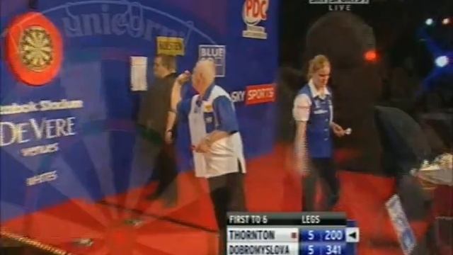 UK Open 2008 Day 1 Thornton vs. Dobromyslova 4