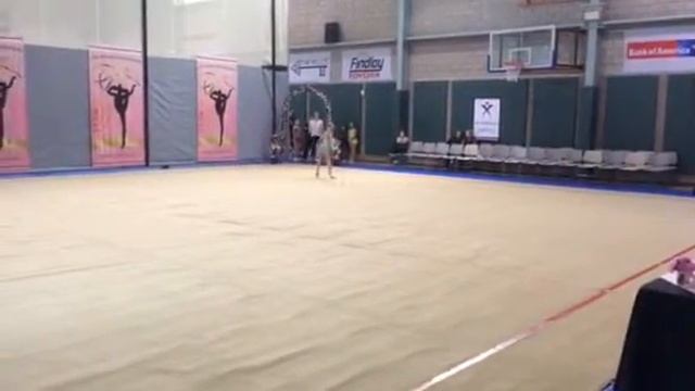 Sasha's winning hoop routine, Vegas 1/16