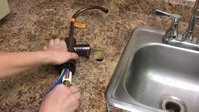 How to Install a Tomlinson Hot/Cold Faucet