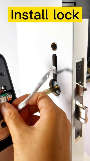 TM-B1 Tuya WIFI Fingerprint Smart Lock Install  video