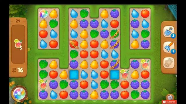 Gardenscapes Level 29 NO BOOSTERS - A S GAMING ✔