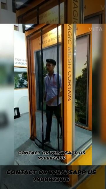 Mosquito Net For Door// Magnetic Mosquito Door Mesh // Size 3/7ft #7908822016