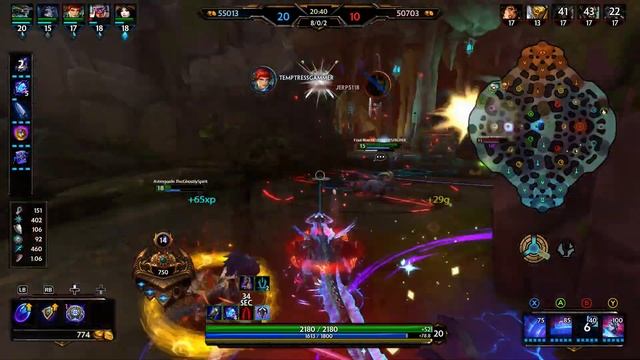 Another Day Another Penta Kill! Tiamat Mid Gameplay (Smite Conquest)