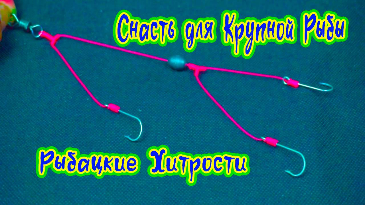Рыбацкие хитрости Донная снасть для ловли крупной рыбы без запутывания Лайфхак для Рыбалки