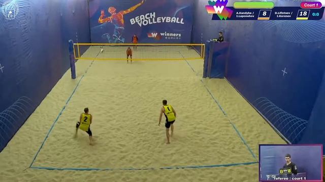 Winners Beach Volleyball Court 1 08.12.2021 Part 24