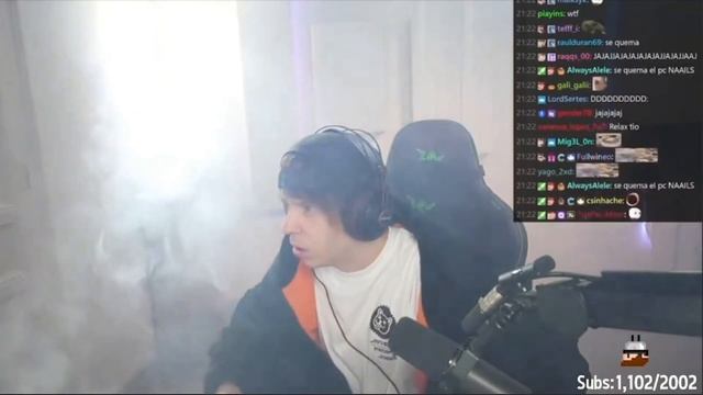 AQUINO REACCIONA al INCENDIO de la pc de RUBIUS 😨💥