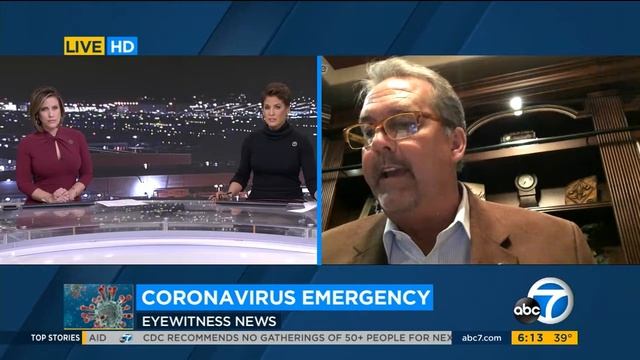 KABC Interview With Bill Manis About Coronavirus