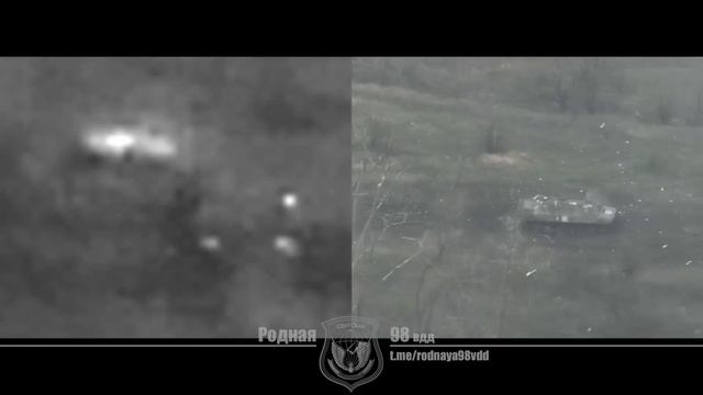 98 ВДД Отражает контратаки ВСУ в г. Часов Яр с применением FPV-дронов.