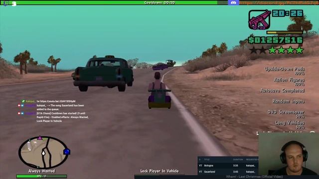 Ah shit, here we vote again! Check in for GTA SA chat voted chaos mod + rainbomizer! | GER-ENG #2