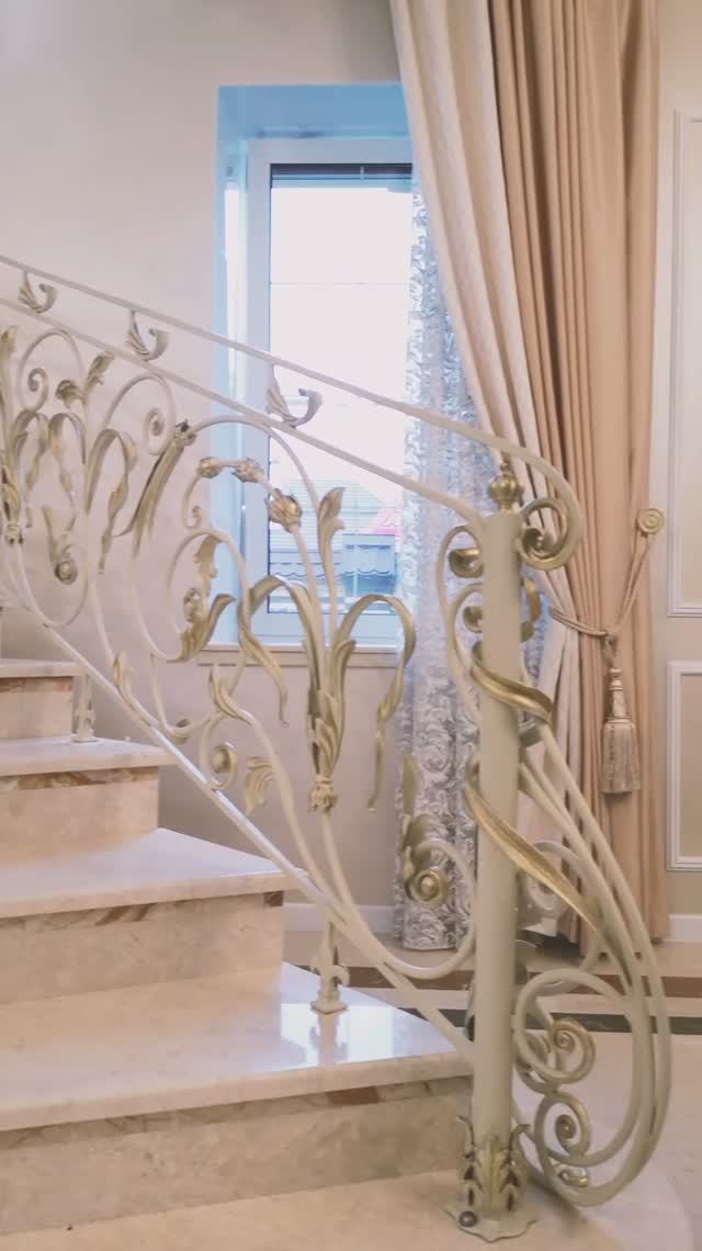 Кованые перила в стиле Барокко