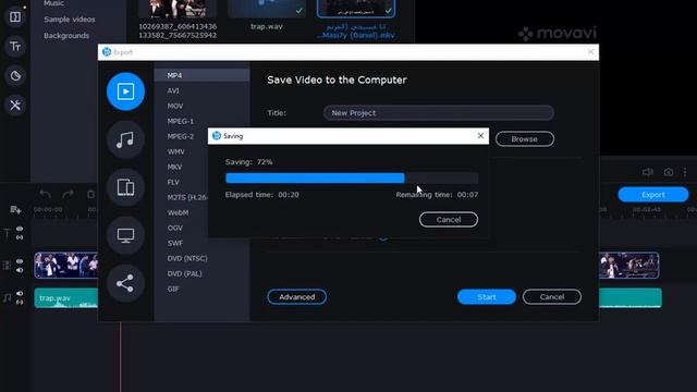 شرح كيف وازاي اعمل فيديو علي برنامج مونتاج movavi