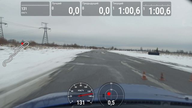 Финал Winter IronRacer. Третья попытка. Онбоард.
