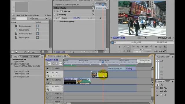 Adobe Premiere CS3 - 19 of 33 - Keyframes
