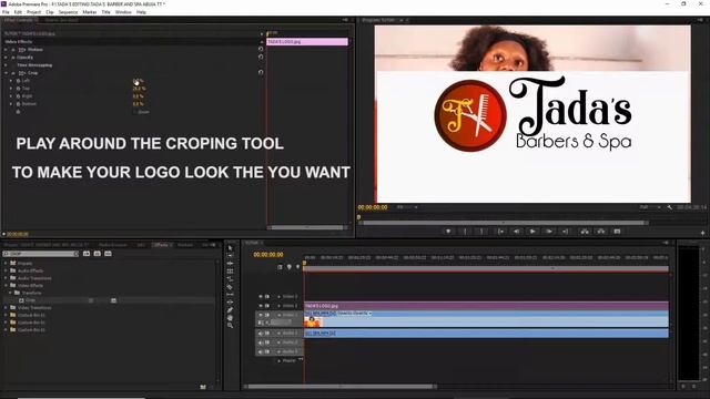 How to add Logo to video in Adobe Premiere Pro CS6 (2019)