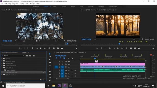 CARA EDIT BASS SHAKE EFEK ADOBE PREMIERE PRO | TUTORIAL BASS SHAKE EFFECT tutorial bahasa Indonesi