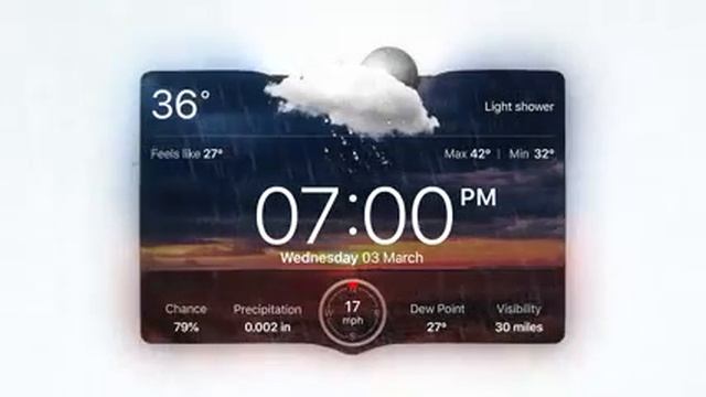 Accurate Weather Widget ☃️
