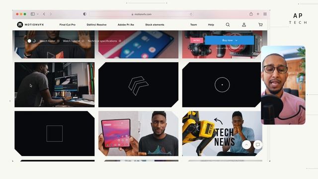 mKBHD - Ultimate Channel Toolbox Design Final Cut Pro X. MotionVFX - MKBHD Plug-in. AP Tech