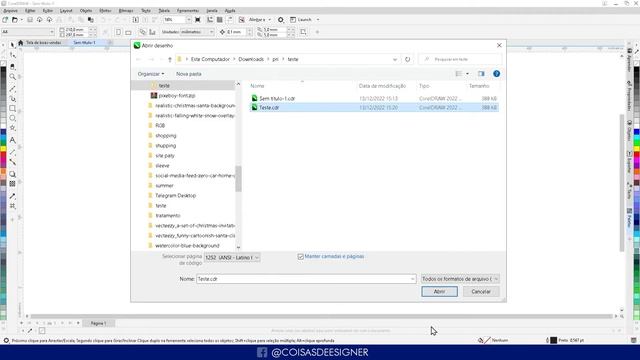 Como salvar um arquivo no Corel Draw