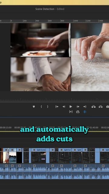 Premiere Pro Tips: How to Use Scene Edit Detection to Improve Your Workflow #shorts